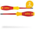 Wiha - Schraubendreher Set 2-teilig Elektriker Vde Gepr&uuml;ft, Isoliert 1.000 V...