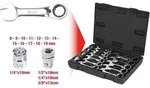 Ks Tools Gearplus Ratschenringmaulschl&uuml;ssel-satz, Kurz, 16-tlg - 503.4653