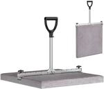 Langfit - Plattenheber 30 X 62 Cm Verstellbereich Bis 62 Cm & 60 Kg Fliesenwerkzeug