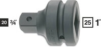 Reduzierst&uuml;ck, Vierkant Hohl 25 Mm (1), Vierkant Massiv 20 Mm (3/4), 70 Mm, Art.nr.