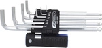 Ks Tools 3 In 1 Innen6kant-winkelstiftschl&uuml;ssel-satz,10-tlg Xl, Kugelkopf, Zoll -