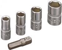 Steckschl&uuml;sseleinsatz-set 1/4' (6.3 Mm) 5teilig 2413000 - Wolfcraft