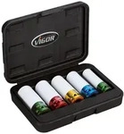 Kraft-steckschl&uuml;sseleinsatz-set 1/2' (12.5 Mm) 5teilig V2257 - Vigor