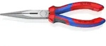26 12 200 Flachrundzange Schneide Mehrk. Schwarz Atra. 200 Mm - Knipex