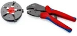 Knipex - Multicrimp 97 33 01 Crimpzange Unisolierte, Offene Steckverbinder, Isolierte