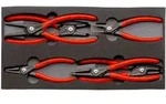 00 20 01 V02 Pr&auml;zisions- Sicherungsringzangen-set Schaumstoffein. - Knipex