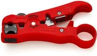 Knipex - 16 60 06 Sb Kabelentmanteler Geeignet F&uuml;r Koaxialkabel Rg59, Rg6, Rg7, Rg11
