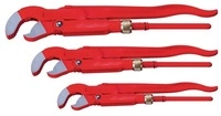 Rothenberger - Eckrohrzangen Set, 1' + 1.1/2' + 2', Chrom-vanadiumstahl 0 - 51 Mm