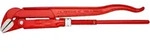 Knipex - 83 20 015 Rohrzange 45&deg; Rot Pulverbeschichtet 430 Mm