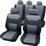 22574918 Dakar Sab 1 Vario Plus Sitzbezug 17teilig Polyester Grau, Schwarz - Petex