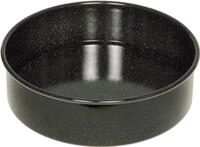 Riess Tortenform &Oslash;24cm Mit Hebeboden Schwarz Emaille