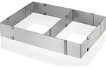 Verstellbare Kuchenprofi P&acirc;tissier-backform, 18,5 X 27,5 / 34 X 52,5 Cm