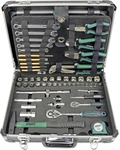 Br&uuml;der Mannesmann - M29078 Heimwerker Werkzeugkoffer Best&uuml;ckt 160teilig (l X B X H)