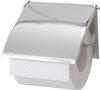 Wenko - Toilettenpapierhalter Cover chrom, Silber glänzend, Stahl chrom - silber