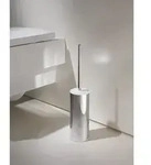 Toilettenb&uuml;rsten-garnitur Aus Metall Chrom Und Kunststoff Wei&szlig;, Wc-b&uuml;rste Mit