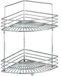 Eckduschkorb Milano Stahl, Chrom, 2 Ablagen Eckduschkorb - Wenko