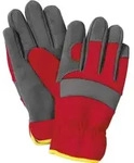 Wolf-garten Gh-u 10 G&auml;rtnerhandschuhe Schwarz, Rot