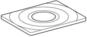 Grohe - Wc-bet&auml;tigung Surf 37063 156x197mm Mit Druckknopfbet&auml;tigung Chrom