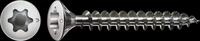 Spax - Edelstahl 3 X 25 Mm Linsensenkkopf T-star Plus Vollgewinde S-spitze Edelstahl