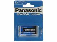 9V Block General Purpose 9V Batterie Blister - Panasonic