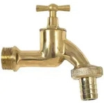 Graf - Garantia Auslaufhahn Aus Messing Gr&ouml;&szlig;e 3/4', Wasserhahn Inkl. Teflonband