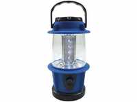 Happy People - LED-Laterne blau Camping Outdoor Campingleuchte Campinglampe