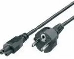 Strom Anschlusskabel [1x Cee-stecker - 1x Cee-stecker] 1.80 M Schwarz - Equip