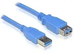 Usb-kabel Usb 3.2 Gen1 (usb 3.0 / Usb 3.1 Gen1) Usb-a Stecker, Usb-a Buchse...