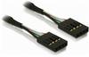 USB-Kabel Pinheader 4pin - Pinheader 4pin Bu/Bu 40cm (82426) - Delock