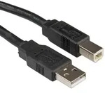 Roline Usb 2.0 Typ A-b Kabel 0,8 M 6asftp-03gr, 11/02/8808