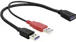 Usb-kabel Usb 3.2 Gen1 (usb 3.0 / Usb 3.1 Gen1) Usb-a Stecker, Usb-a Buchse 0.30 M