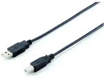 Usb-kabel Usb-a Stecker, Usb-b Stecker 5.00 M Schwarz 128862 - Equip