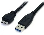 Startech.com 0,5m Usb 3.0 A Auf Micro B Kabel - St/st - Schwarz