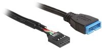 Delock Usb Kabel Usb3.0 Pinheader - Usb2.0 Pinheader St/bu (83281)