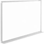 Schreibtafel B1500xh1000mm Stahlbl.wei&szlig; Magn.m.aluminiumrahmen Magnetoplan