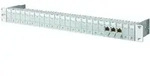 Metz Connect E-dat Modul 24x8(8) 1he Patchfeld Cat.6a, Lichtgrau 130920-e