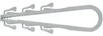 Fischer - 100x Steckfix Plus Leitungsschlaufe Sf Plus Ls 20/40 - 58157