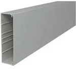 Obo Bettermann Vertr Wand+deckenkanal M.obert. 60x210mm,pvc Sgr Wdk60210gr M.lochung