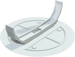 2003227 Federdeckel (&oslash; X T) 70 Mm X 1 Mm 1 St. - Obo Bettermann