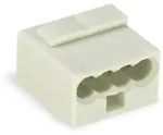 Wago - Micro-steckklemmen 243-304, 4-polig, Lichtgrau, 100 St&uuml;ck