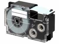 Beschriftungsband XR-6RD1, 6mm, 8m, schwarz Druck/rot Unterl. (XR-6RD1) - Casio