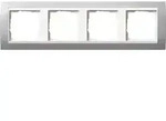 Gira Rahmen 0214326 4fach + Zr Rw Event Farbe Alu