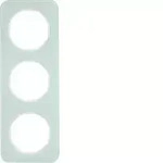 Berker Rahmen Glas/pows 3fach 10132109