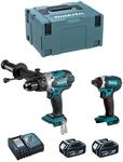 Combopack 2 Werkzeuge 18v Lxt (2x5,0 Ah) (dhp458 + Dtd152) Makita Dlx2145tj