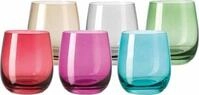 Leonardo Sora Set Aus 6 Farbigen Gl&auml;sern 300 Ml
