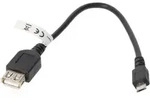 Goobay - Usb Micro-b / Usb A Otg High-speed Adapter F&uuml;r Den Anschluss Von