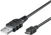 USB-Kabel 1m usb-a USB-MicroB Steck 4p 2p 46800 - Wentronic
