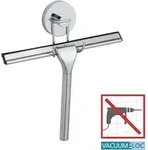 Wenko - Vacuum-loc&reg; Duschabzieher, Befestigen Ohne Bohren, Silber Gl&auml;nzend, Stahl