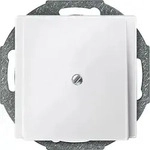 Merten Zentralplatte Leitungsauslass, Polarwei&szlig;, System M 295619
