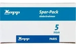 Kopp - Paris &ndash; Profi-pack: 5x Abdeckrahmen 2-fach, Farbe: Palisander - 402526016